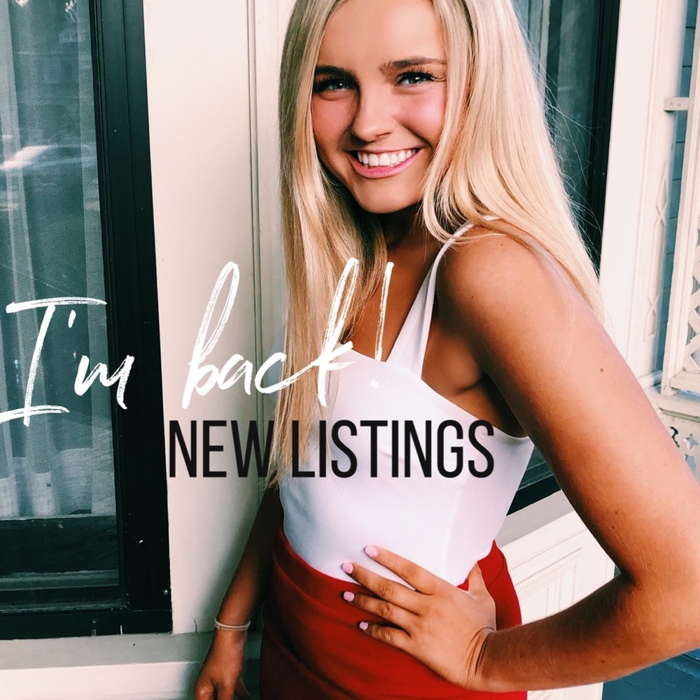 I’M BACK! New listings today!